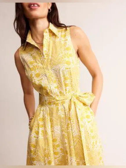 BODEN Amy Sleeveless Shirt Dress size 6 - Image 3