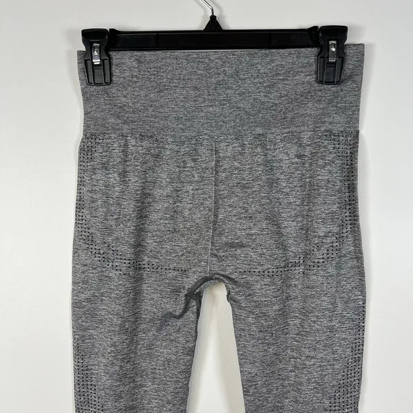 Gymshark‎ Leggings Womens XS Grey Marl Vital Rise Seamless Stretch High Waisted - Image 6