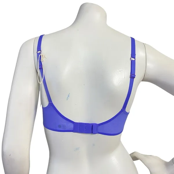 Aerie Smoothez Microfiber Unlined Balconette Bra Purple 32C‎ Underwire NWT - Image 3