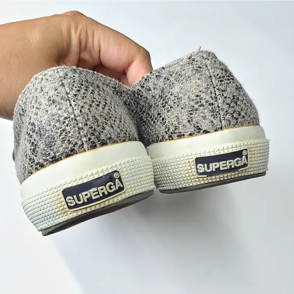 ‎Superga Snakeskin Leather Fashion Sneakers Size 9.5 - Image 6