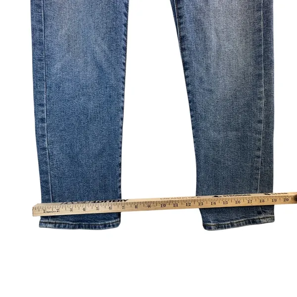Levi's Wedgie Straight Jeans Sz 26‎ Blue High Rise Button Fly Classic Clean Girl - Image 10