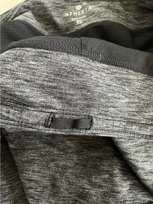 ATHLETA Women’s Excursion Skort Skirt Charcoal Gray Upf 50+ Pockets Size XL - Image 7