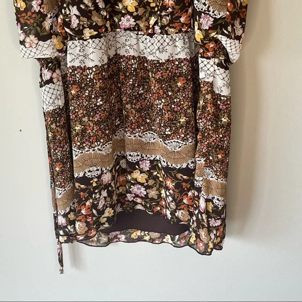 NWT! BCX Brown Patterned Dress Size - Image 8