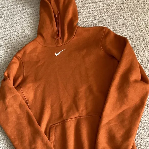 NEW Nike Texas Longhorns Burnt Orange Small Hooded Sweater Hoodie Cotton NWOT - Image 2