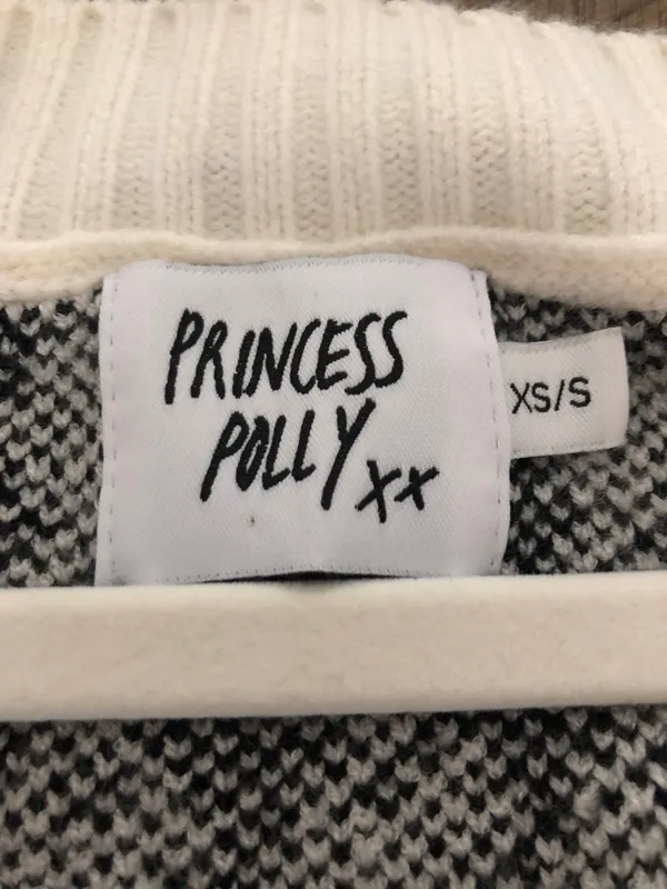 Princess Polly houndstooth sweater vest fall academia preppy XS/S - Image 6