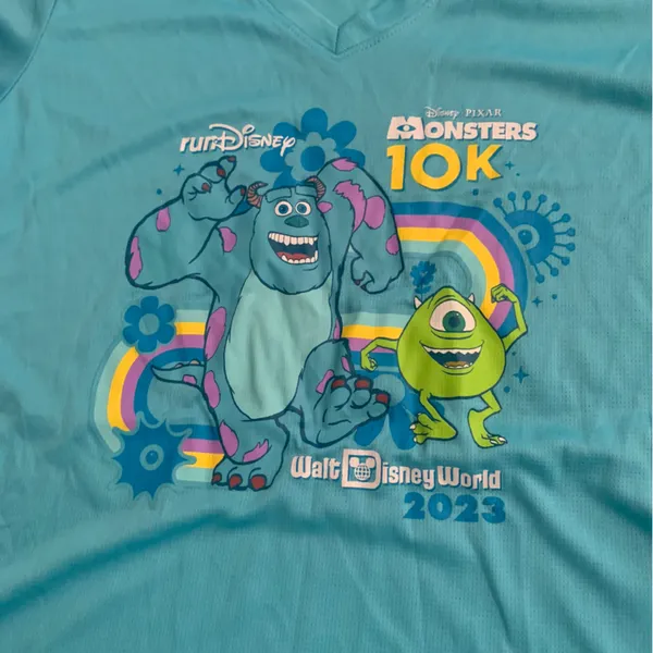 Run Disney Monster’s Inc 10K Short Sleeve Top S 2023 - Image 2