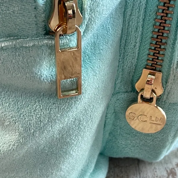 NWT Stoney Clover Lane x Target Mint Green Terry Backpack Full Size Beach Pool - Image 5