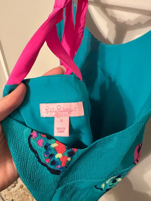 Lilly Pulitzer Top Blue - Image 3