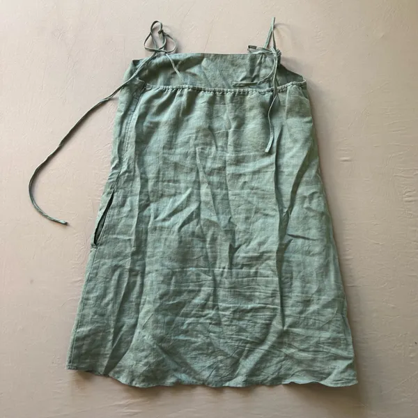 Quince Linen Spaghetti Strap Mini Dress - Image 10