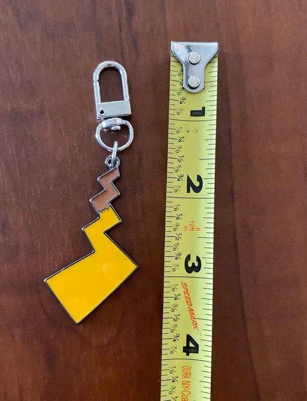 Kawaii Unisex Keychain Pokémon Pikachu Tail GIFT - Image 2