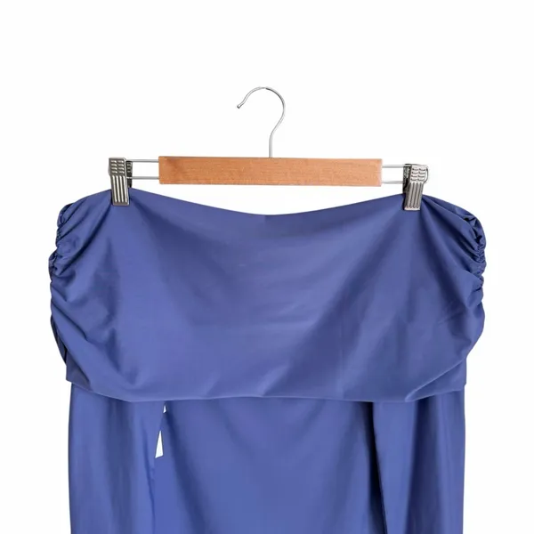 Wilfred Aritzia Lavinia Off-The-Shoulder Top Blue Size S NWT - Image 3