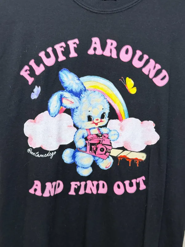 Untamed Ego Funny Bunny T-Shirt Unisex - Image 3