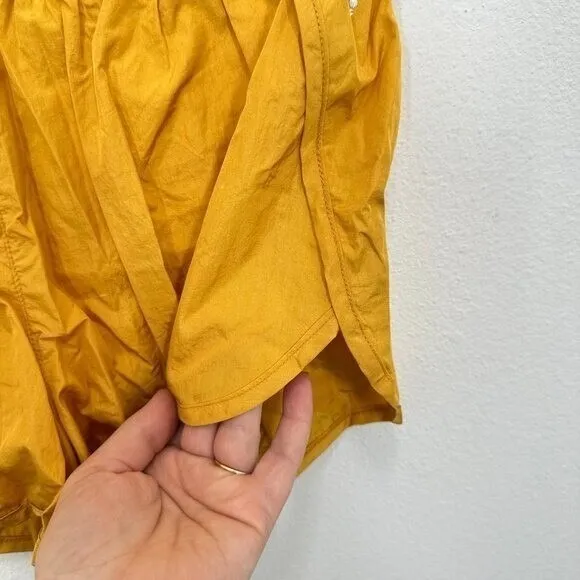 Free People FP Movement The Way Home Golden Yellow Shorts Running Active‎ - Image 5