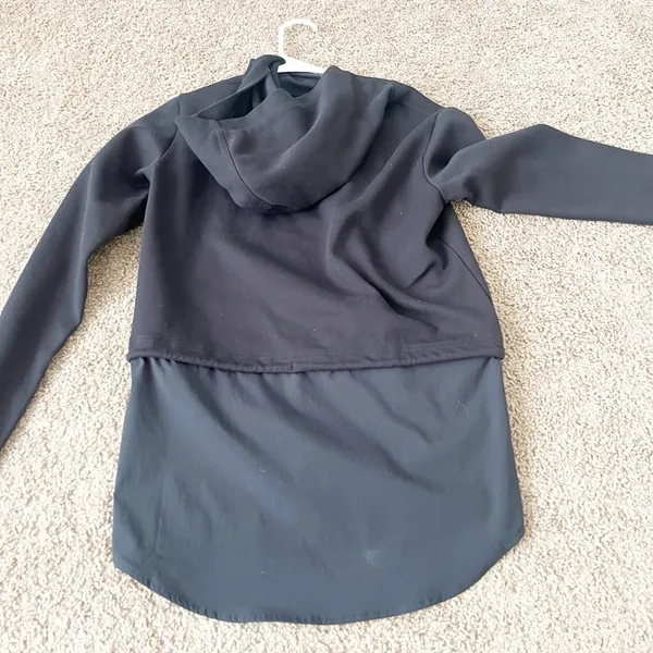 Athleta Charcoal Hoodie‎ Sweatshirt - Image 6
