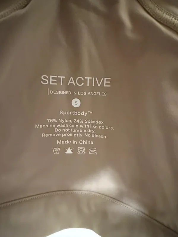 SET active sport body tan tank - Image 3