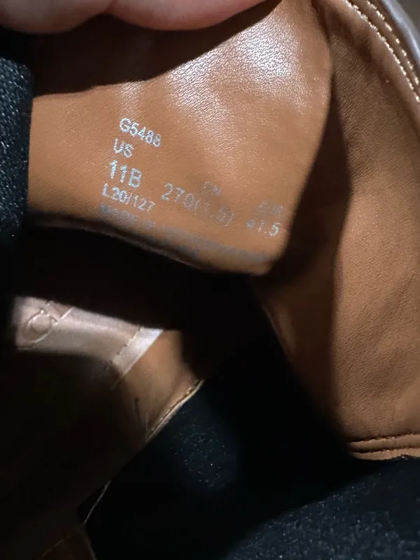 Coach Brown Leather Chelsea Booties with Black Elastic Panels - Image 8
