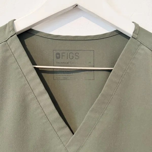 Figs‎ Catarina Scrub Top Size M Blue One Pocket V Neck Medical Hospital Corpcore - Image 4