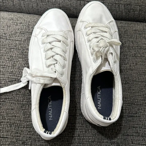 Nautica Classic White Sneakers - nautica - aelisa style - Image 2
