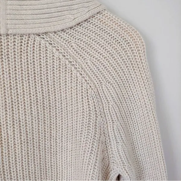 Aritzia Wilfred Tisserand Long Rib Knit Cardigan Sweater Merino Wool Size S - Image 10