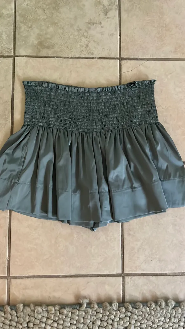 Natural Life Daisy Skort In Seafoam Blue - Image 3
