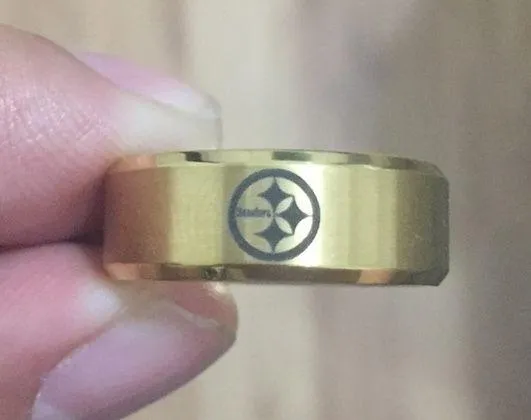Gold Pittsburgh Steelers Ring - Image 2