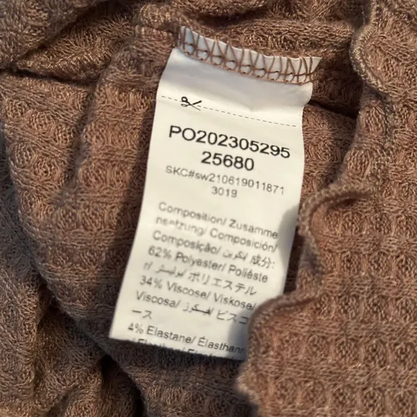 Floerns Waffle Knit Peplum Top - Image 5