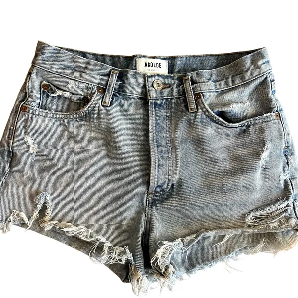 Agolde Parker denim Blue shorts size 27 - Image 2