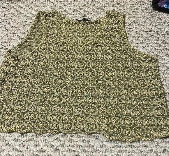 Boemo Beaded Crop Top - Image 2
