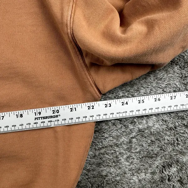 SKIMS The Pullover Cotton Sweatshirt Women's Large Brown - Image 2