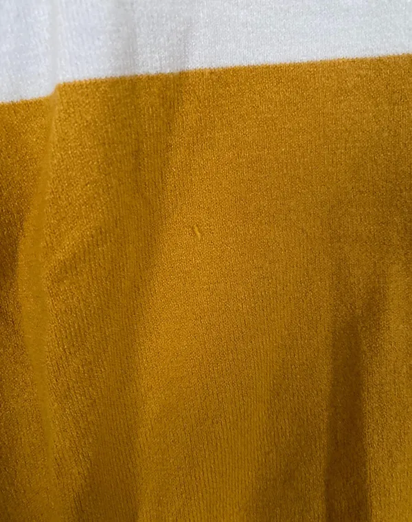 Forever 21 Yellow Striped Sweater - Image 2