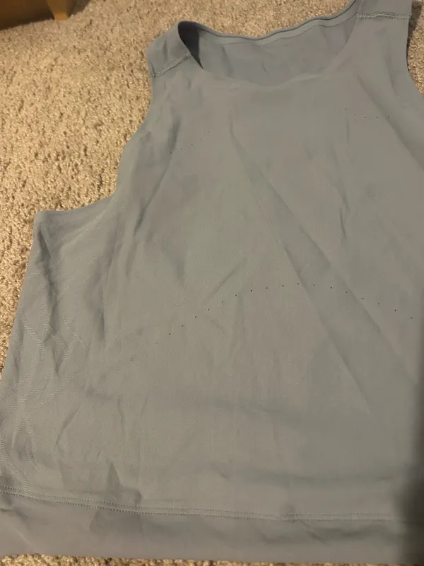 Lululemon Light Blue/gray Women's Sleeveless Tank Top - Image 2