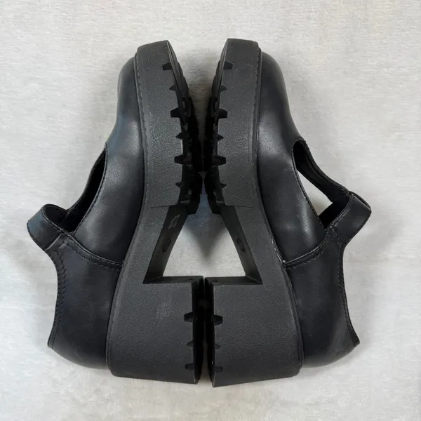 Madden Girl Tulsa Black T-Strap Platform Mary Jane Lug Sole Shoes Womens 11M - Image 10