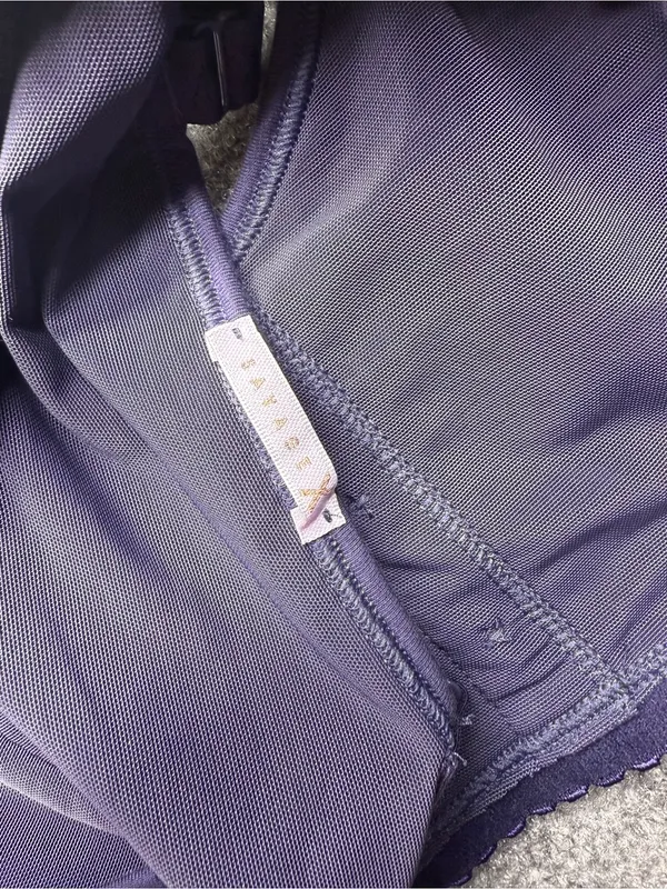 Savage X Fenty Womans L/XL Purple Wireless Bralette - Image 4
