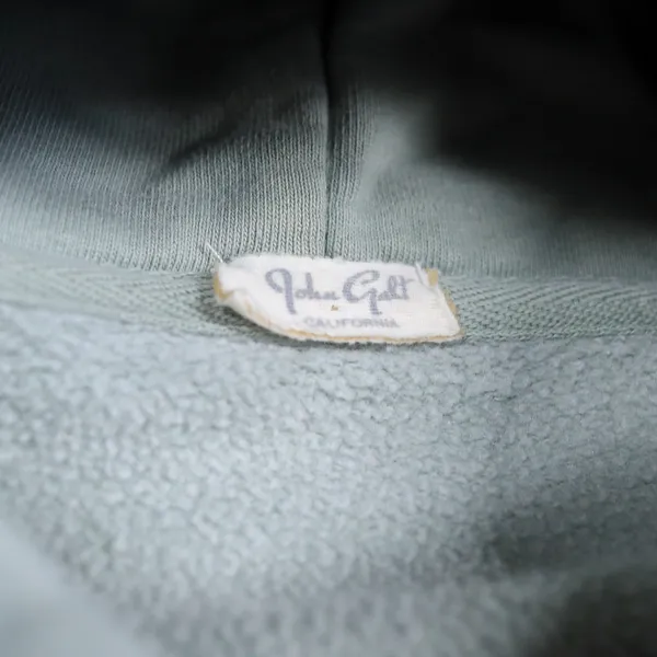 John Galt Brandy Melville Hoodie Women One Size Sage Green Oversized Zip Up Soft - Image 3