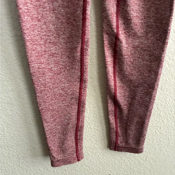 Gymshark Burgandy Flex High Waisted Burgandy Workout Activewear Set XS - Image 6