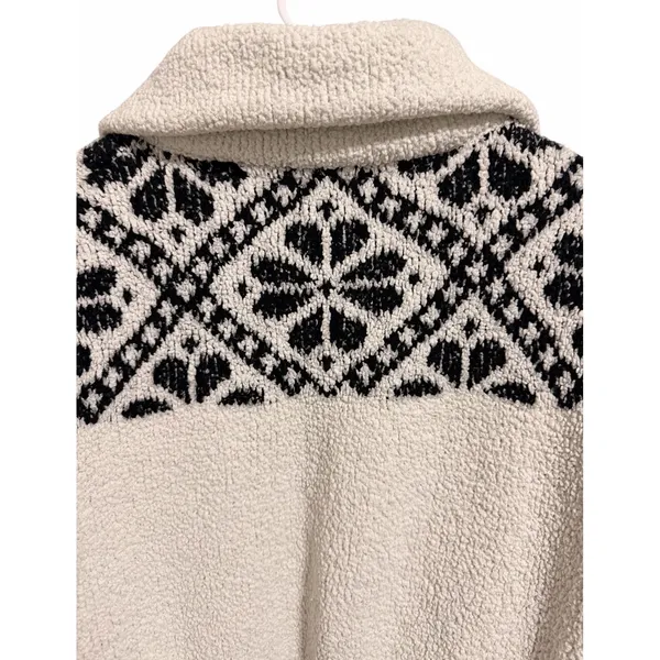 Pilcro Maia Cropped Quarter-Zip‎ Pullover Sweater Women's Size Small - Image 4