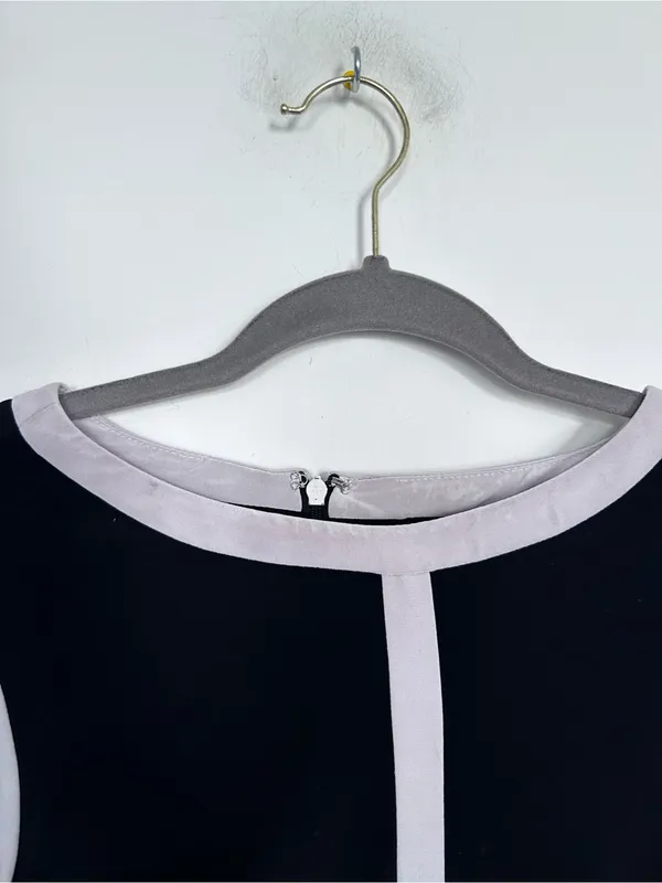 Lauren Ralph Lauren Black Long Sleeve Ruched Side Knee Length Dress Size 6 - Image 4