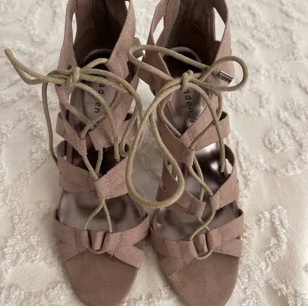 Steve Madden Madden Girl lace up block heel sandals - Image 5