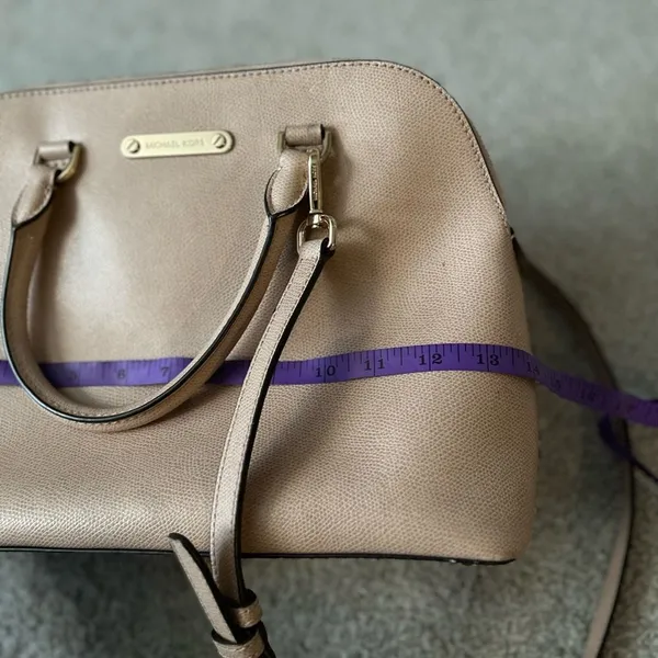Michael‎ Kors Cindy Dome Satchel BLUSH PURSE Leather - Image 4