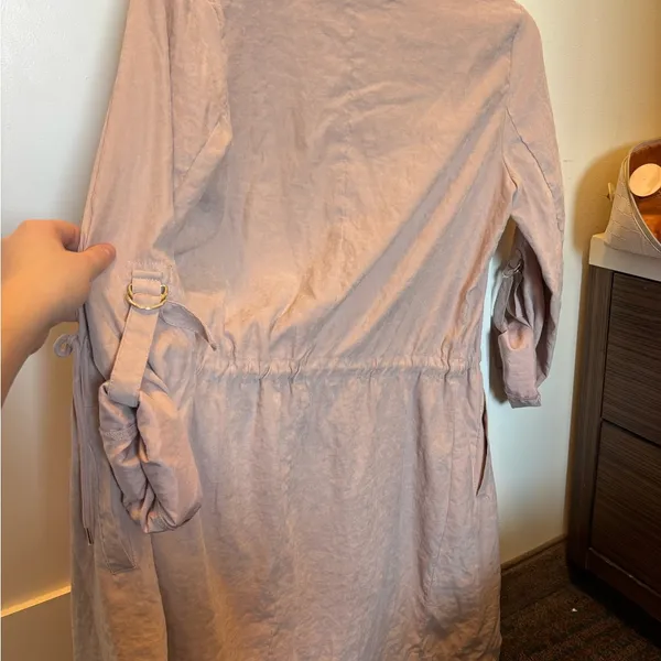 Zara Women's Light Pink Open Front Jacket - Image 9