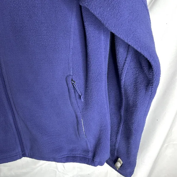 The North Face Fleece Jacket Full Zip Lightweight Purple Size Medium. - Image 3