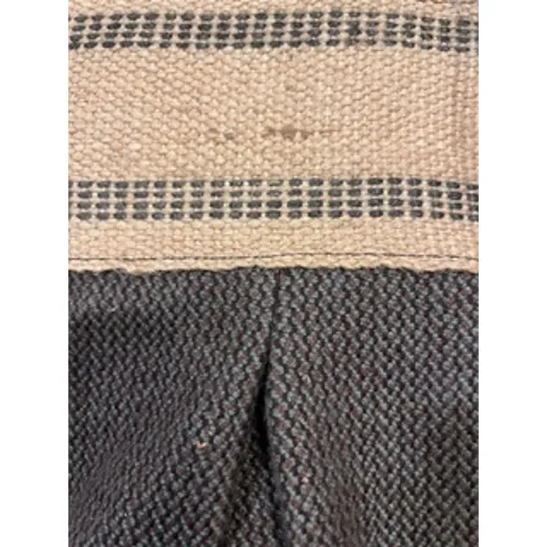 Handmade Autumn Burlap Flannel Crow liner Tote Bag - Image 7