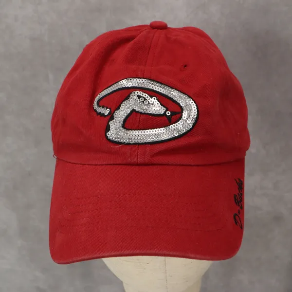 Fan Favorite Arizona Diamondback‎ Sequin Cloth Strap Buckle Baseball Cap Hat - Image 2