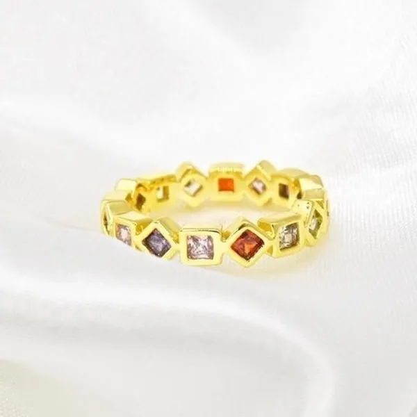 Colorful Cubic Zirconia Band - Image 5