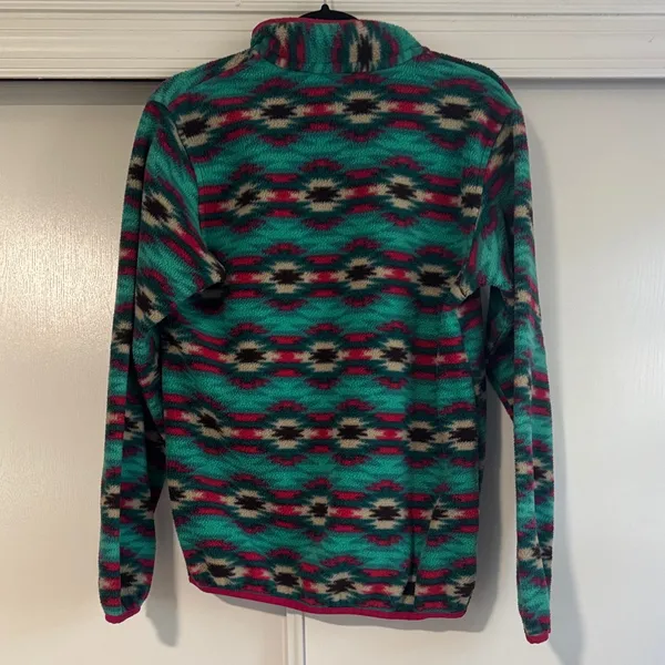 Patagonia Synchilla Lightweight Snap-T Fleece Pullover Wild Desert Beryl Green - Image 4