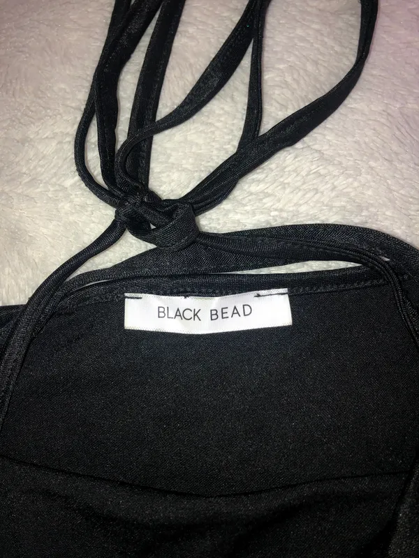 Black Party Dress Size L - Image 6