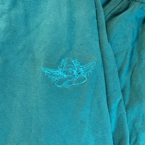 Boys Lie Josh Grunfeld Vintage Sweatpants in Emerald Green - Image 3