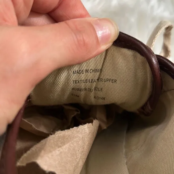Michael Kors brown sneakers leather with cloth size 9.5 - Image 5