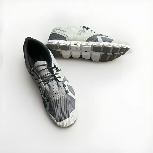 On Cloud Women's Running Shoes W9.5 Slate Rock Swiss Cloud 5 Gray Black EC - Image 5