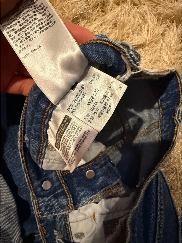 Vintage Levi’s 501 Jean short Button Fly  - Image 4